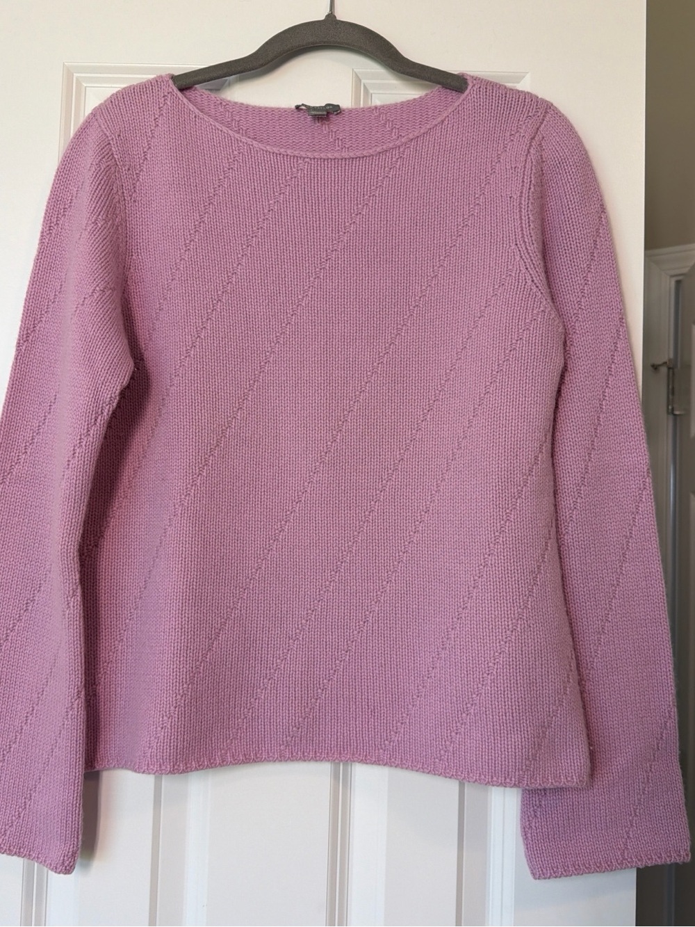 Ann Taylor Women’s Lilac Crewneck Sweater - Lightweight Knit